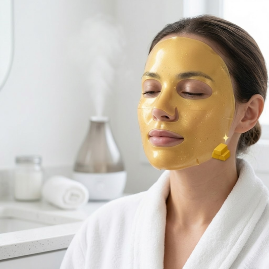 Auvorra Gold Hydrogel Mask — 4-Pack (Brightening & Firming)